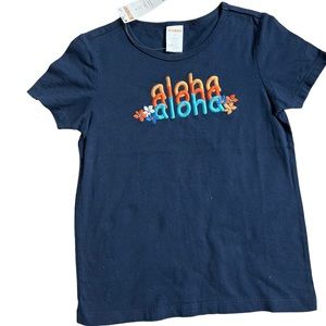 Gymboree Girls Navy Blue Top NWT SIZE 8